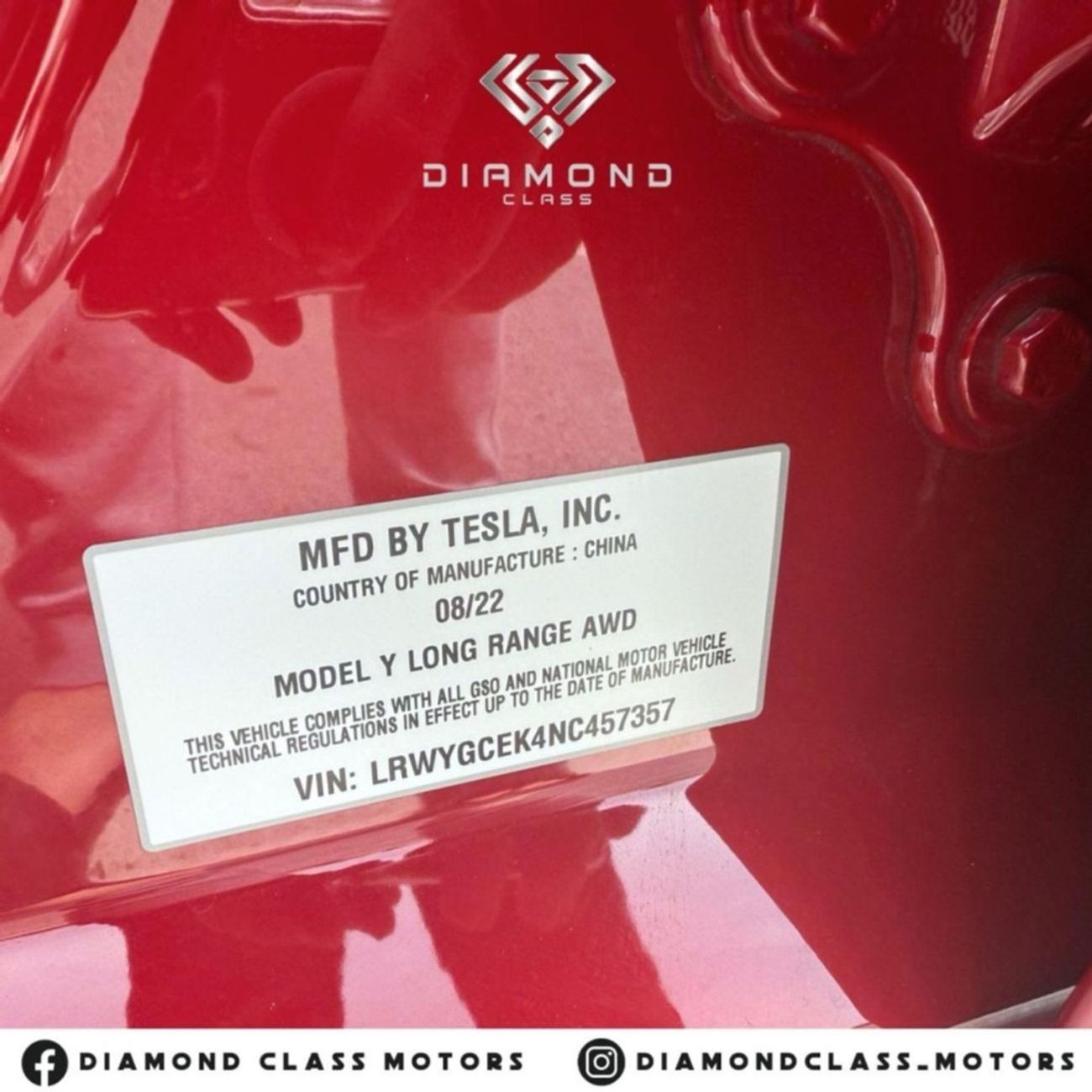 Tesla Model Y Long Range GCC