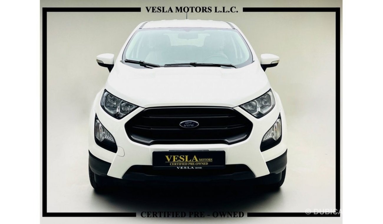 Ford Eco Sport OFFICIAL DEALER WARRANTY + FREE SERVICE CONTRACT UNTIL 18/12/2023 / GCC / 2019 / LIMITED / 785 DHS .