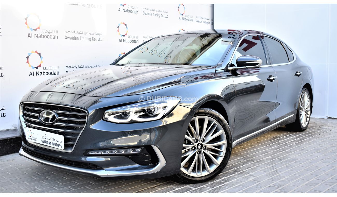 Hyundai Azera 3.5L V6 GLS FULL OPTION 2018 GCC SPECS AGENCY WARRANTY UP TO 2023 OR 100,000KM