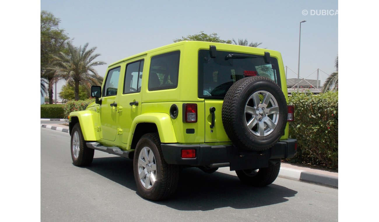 جيب رانجلر Brand New 2016  SAHARA UNLIMITED 3.6L V6 GCC With 3 Yrs/60000 km AT the Dealer