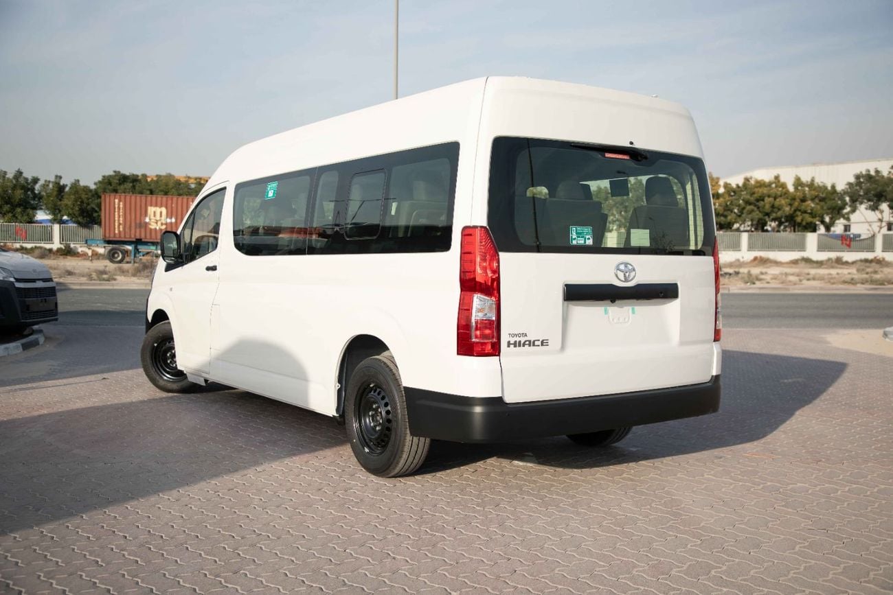 Toyota Hiace High Roof Manual 2.8L - White Inside Dark Grey | Export Only