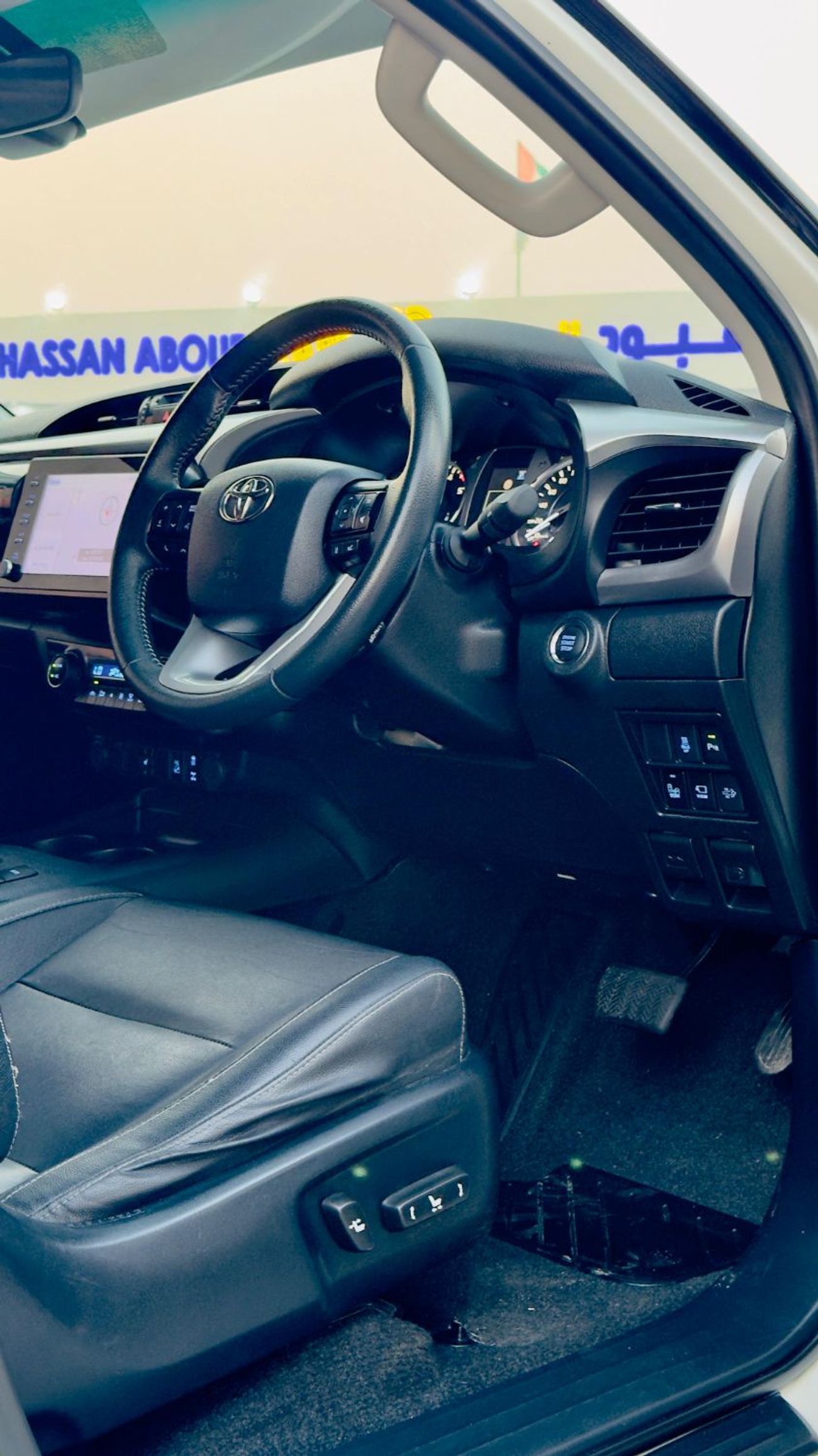 Toyota Hilux Toyota pickup Hilux 2023 RHD Automatic gear white colour Black interior