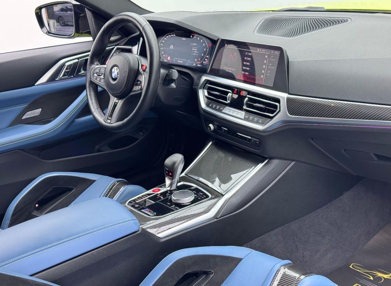 بي أم دبليو M4 Competition 3.0L 2021 BMW M4 Competition, Warranty, Carbon Fiber Package, Very Low Kms