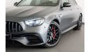 Mercedes-Benz E 63 AMG 4MATIC+ 2021 Mercedes E63S AMG 4 Matic+ / New Delivery Mileage / Mercedes Warranty and Gargash File 