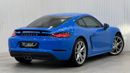 Porsche 718 Cayman 2023 Porsche 718 Cayman, 03 Aug 2025 Porsche Warranty, Full Porsche Service History, GCC