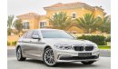 BMW 530i Luxury Line - Warranty and Service Contract - AED 3,505 Per Month! - 0% DP