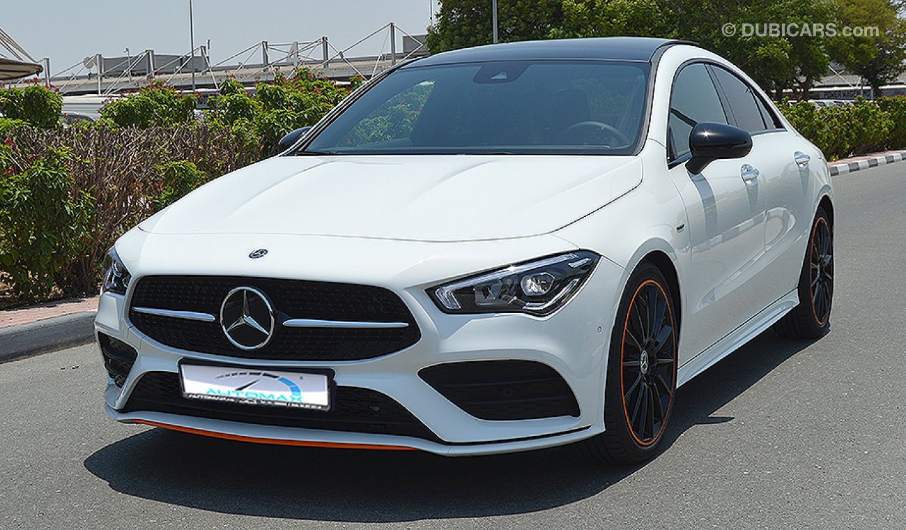 Mercedes-Benz CLA 200 2020, Edition 1, GCC, 0km w/ 2Yrs Unlimited Mileage Warranty + 3Yrs or 60,000km Free Service at EMC