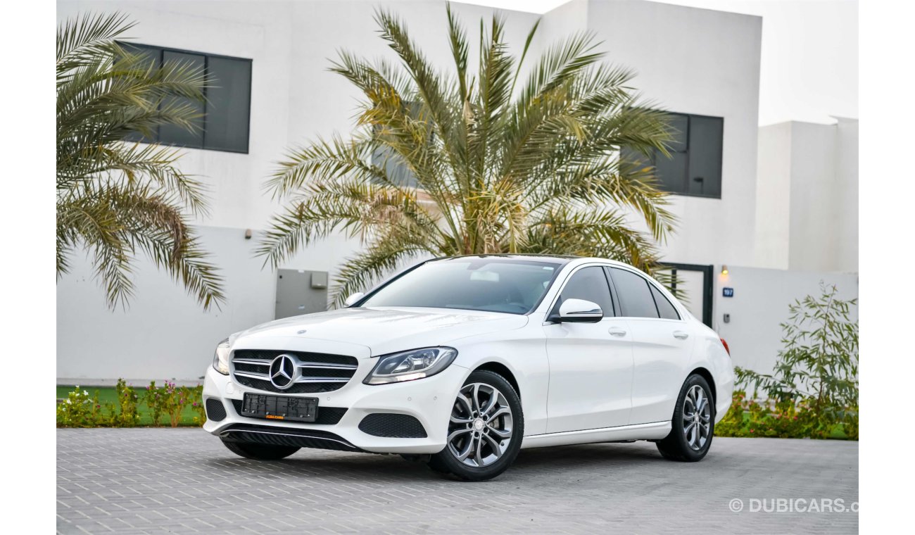 مرسيدس بنز C200 Panoramic - GCC - AED 1,939 PM - 0% DP