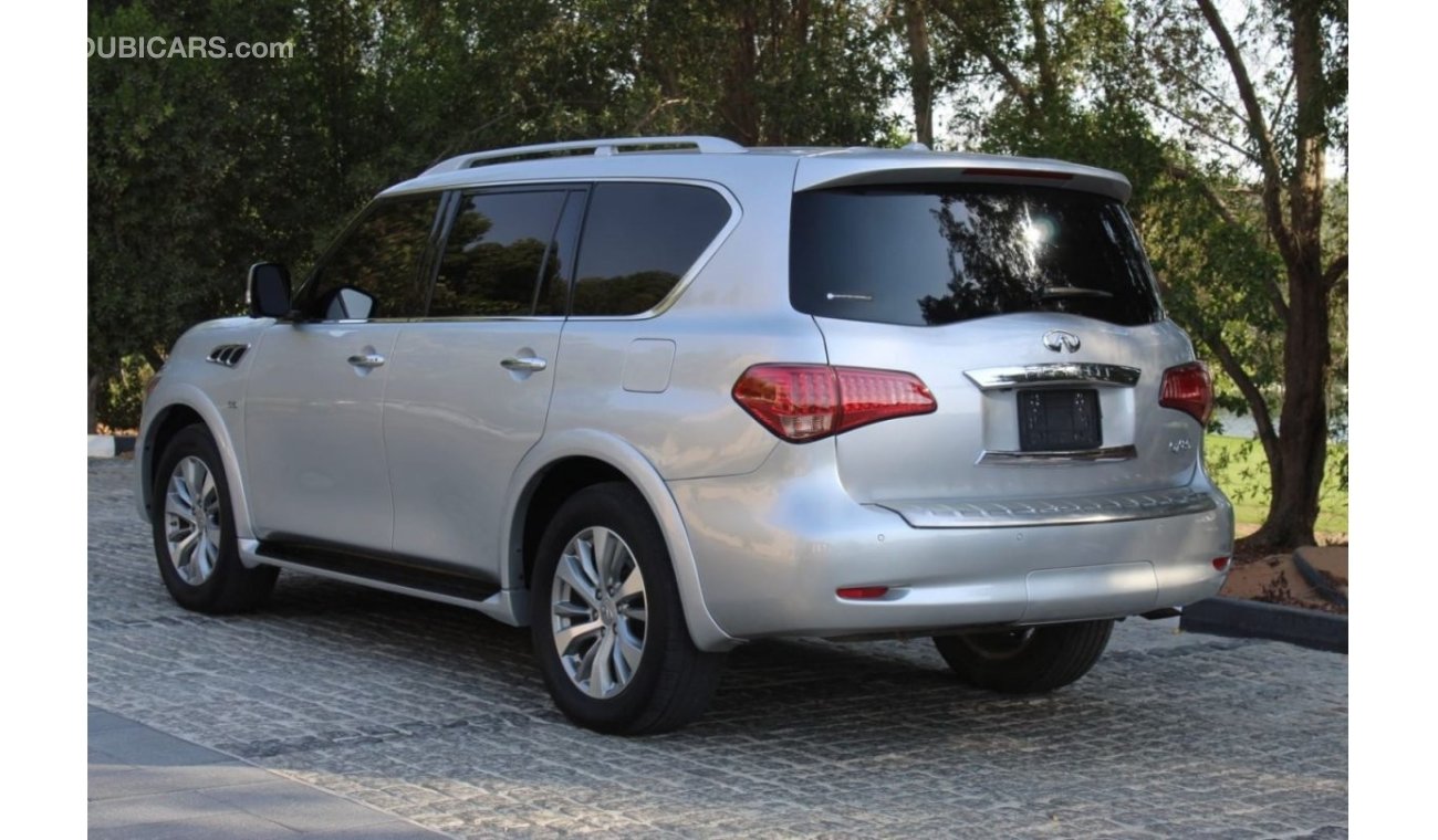 إنفينيتي QX80 Infiniti QX80 2016 Price 83000 AED Traveld Distance 50000 mile Imported America Clean Titel Very Cle