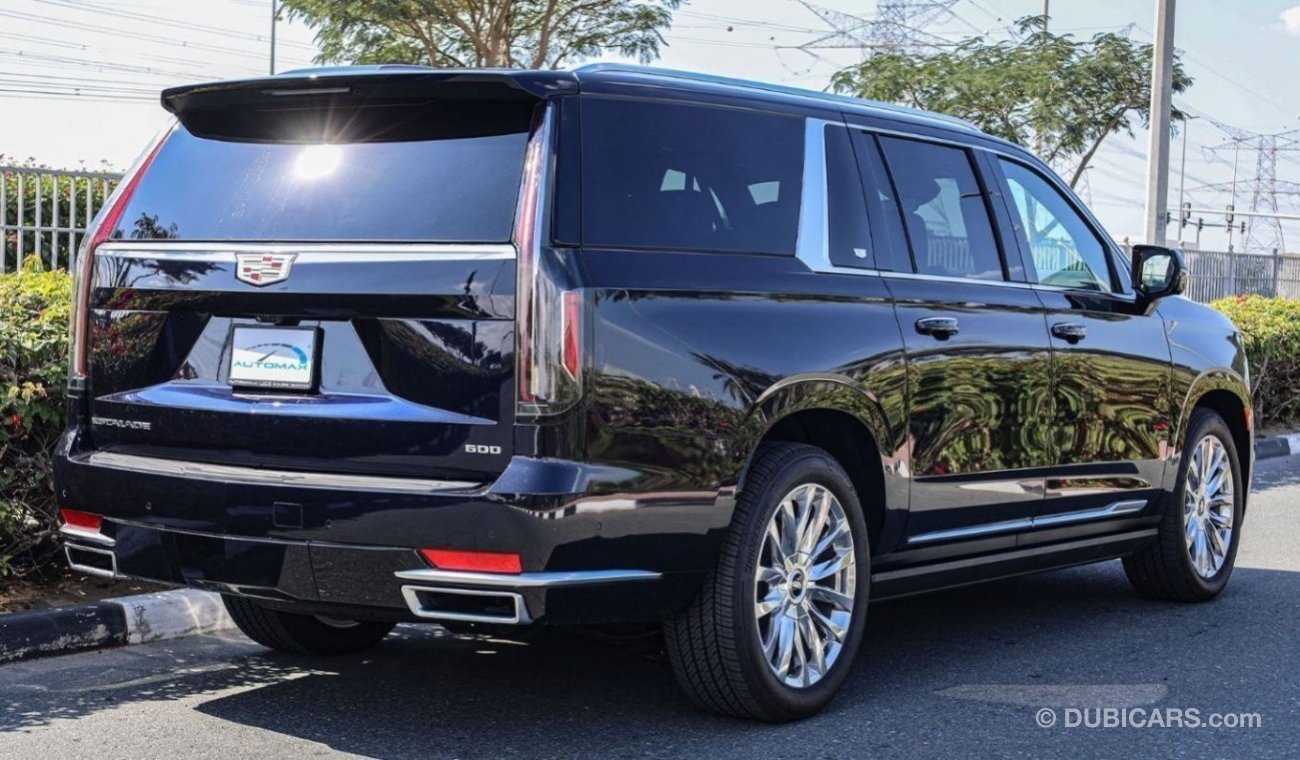 Cadillac Escalade 600 ESV PREMIUM LUXURY V8 6.2L , EURO.6 , 2023 Без пробега , (ТОЛЬКО НА ЭКСПОРТ)