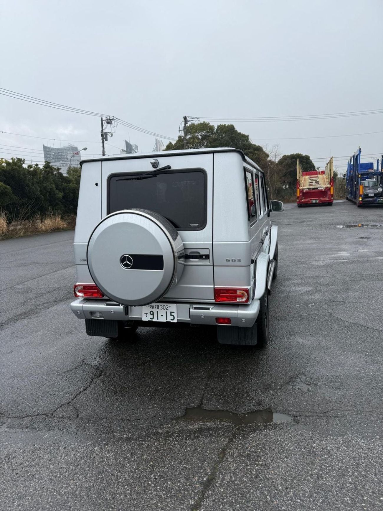Mercedes Benz G63 AMG STD Mercedes-Benz G63 RHD Japanese specs 2019 silver colour 5doors,5seaters automatic gear