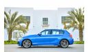 BMW 125i i MKit Full Option with Agency Warranty and Service Contract! - AED 2,135 Per Month! - 0% DP