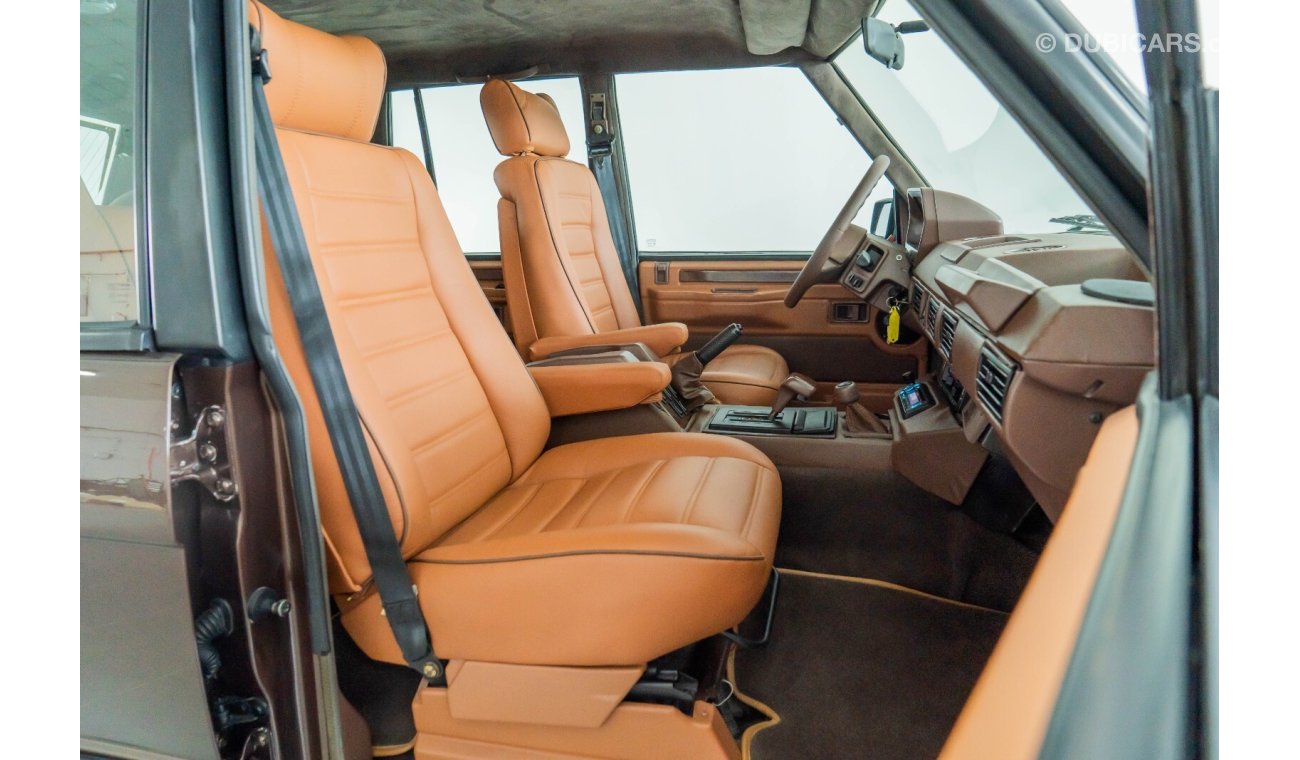 لاند روفر رينج روفر 1988 Range Rover Vogue SE 3.5L V8 Fuel Injection / British Motor Industry Heritage Trust Certified M