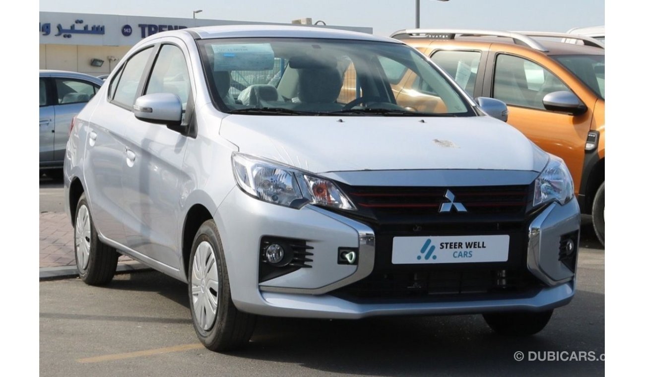 Mitsubishi Attrage 2022| 1.2L GLS -CVT-12V ABS + BA - EURO 2  -EPS - 14"" WHEELS - ANTI THEFT ENGINE IMMOBILIZER - EXPO