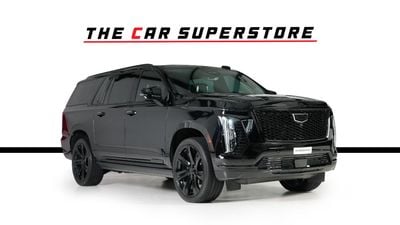 Cadillac Escalade  ESV- GCC- new shape-low mileage- Agency warranty and service