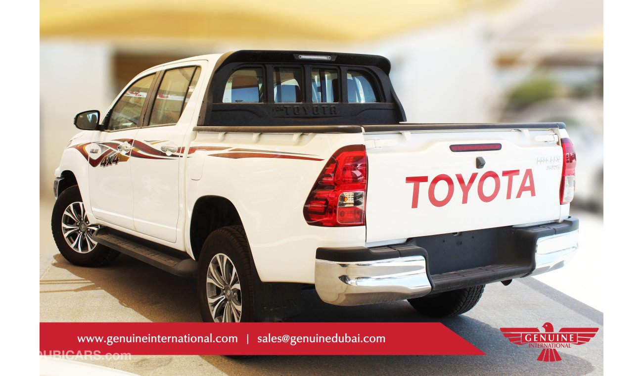 Toyota Hilux 2.4L DC 4X4 MT ,with steel bumber, full option 2019