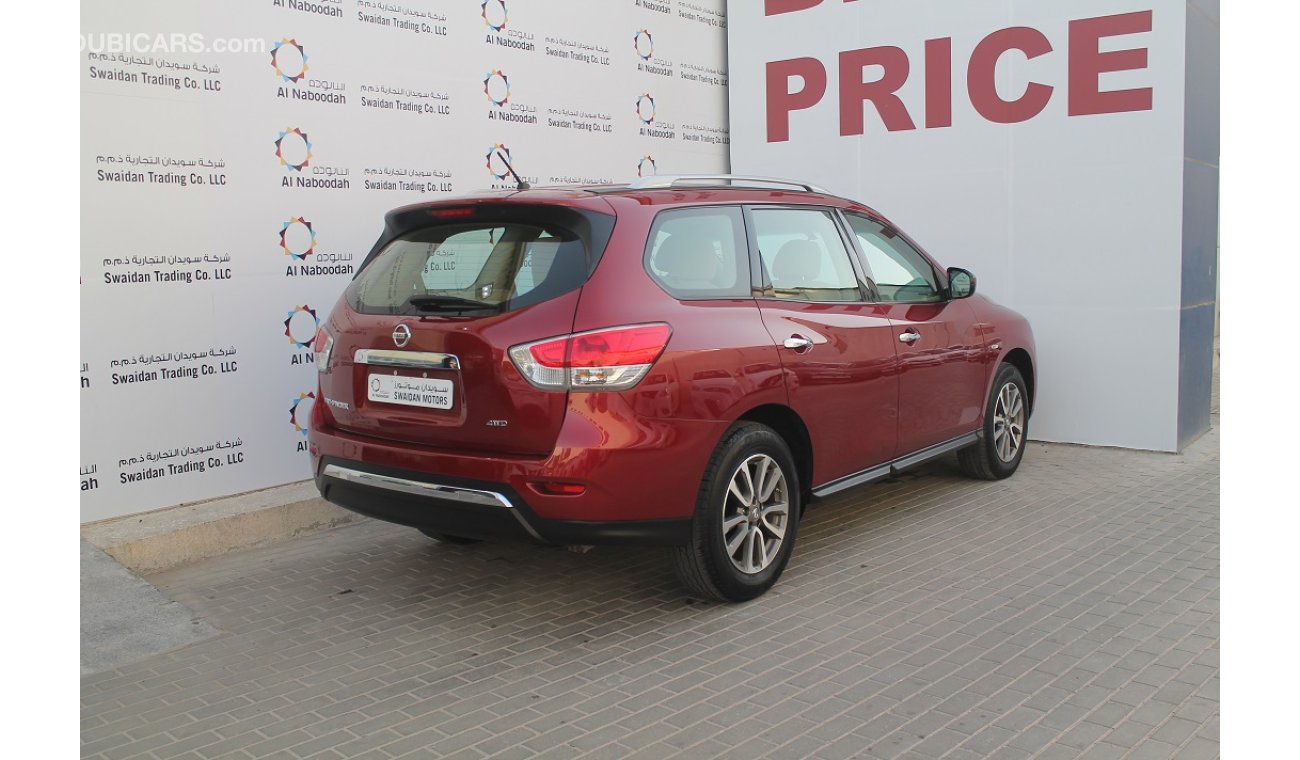 نيسان باثفايندر 3.5L S AWD 2015 MODEL GCC SPECS WITH CRUISE CONTROL