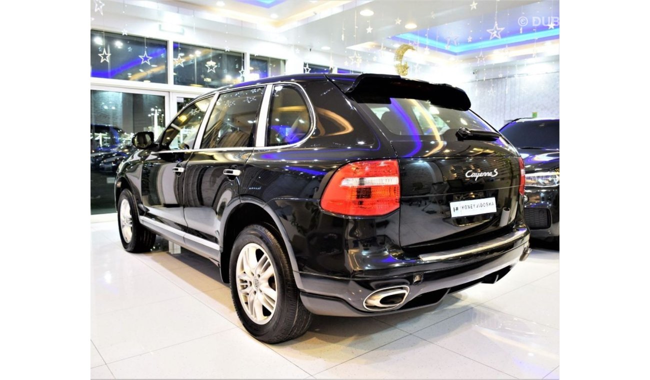 بورش كايان أس AMAZING Porsche Cayenne S 2008 Model! Black Color! GCC Specs