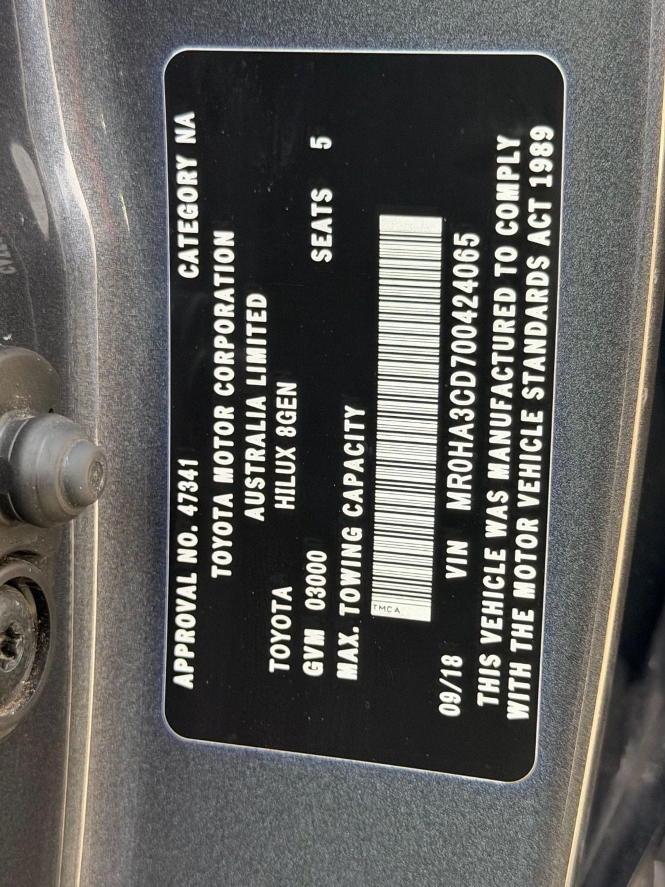 Toyota Hilux GLX SR5 export from Australia