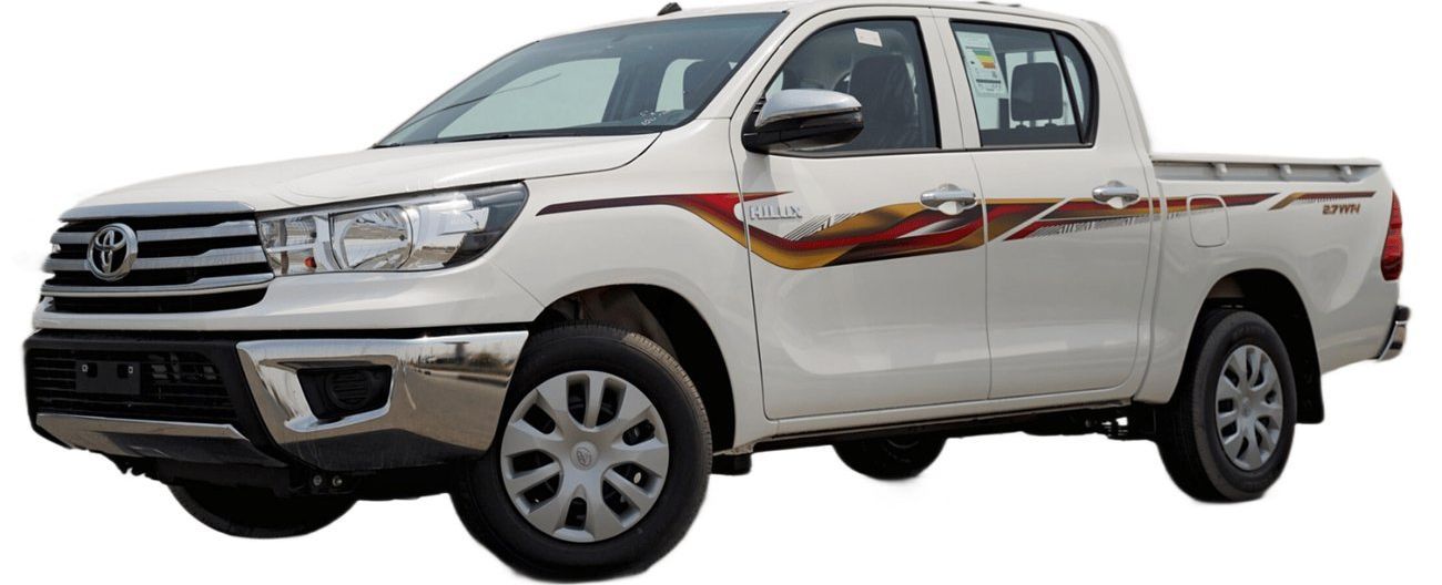 Toyota Hilux GLX ECTAKM001 - 2026 Toyota Hilux Single Cab Pick Up - 2.7L Petrol Auto 2wd – White with Red Interior