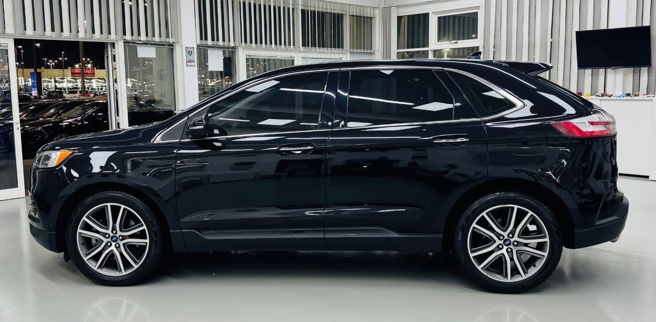 Ford Edge GCC .. FSH .. Original paint .. warranty .. Service .. AWD .. Titanium .