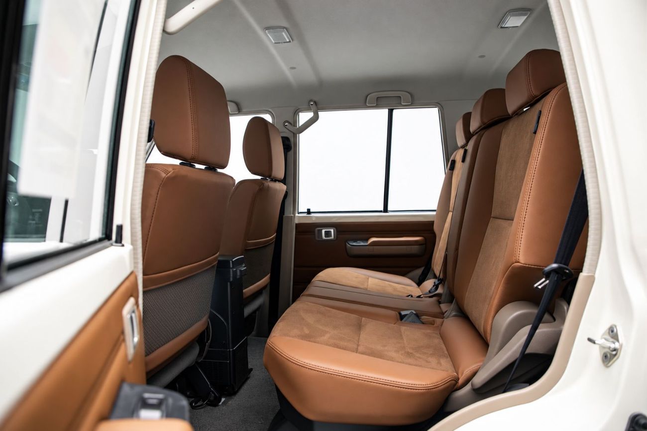 Toyota Land Cruiser 70 LC76 LX Hardtop 2.8L - White Inside Saddle Tan | Export Only
