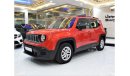 جيب رينيجيد EXCELLENT DEAL for our Jeep Renegade SPORT ( 2017 Model! ) in Red Color! GCC Specs