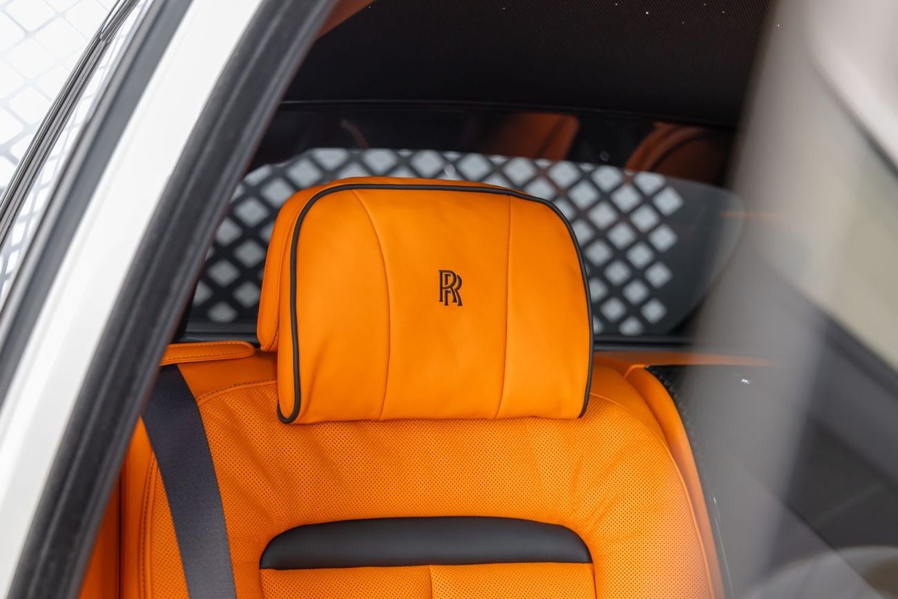 رولز رويس كولينان Rolls-Royce Cullinan Black Badge | Bespoke Orange Interior | Fully loaded | WARRANTY AVAILABLE PITST
