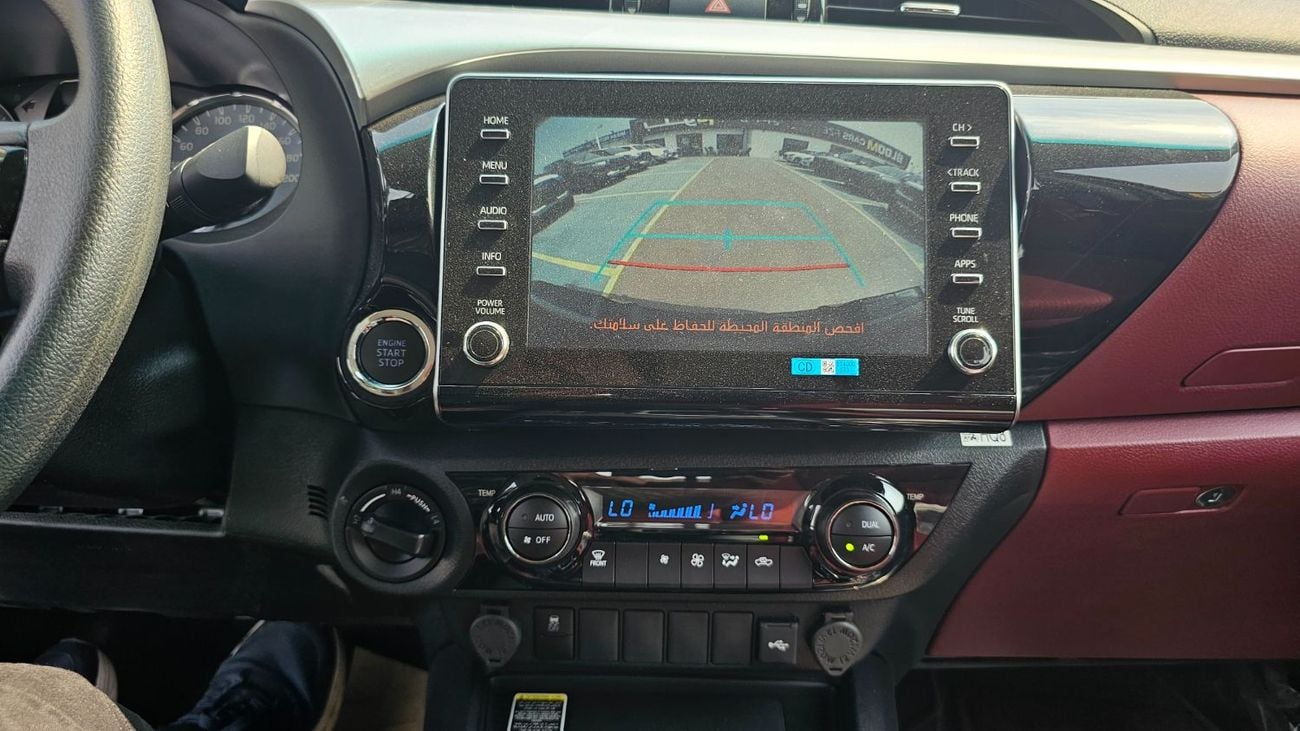 تويوتا هيلوكس GLX 2.7GLSX-S 2026 COMPRESSOR REAR VIEW DIGITAL MIRROR REAR CAMERA BEDLINER