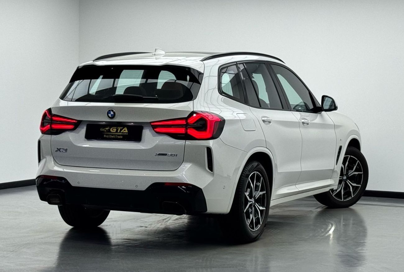 بي أم دبليو X3 xDrive 30i M Sport 2.0L 2022 BMW X3 xDrive30i M Sport, 2027 BMW Warranty + Service Pack, Full BMW Se