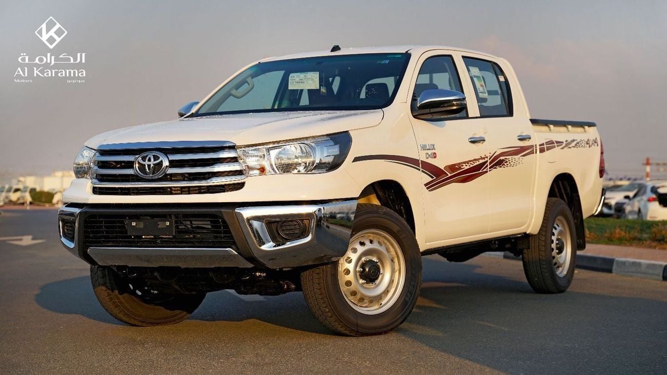 تويوتا هيلوكس 2.4L GL2 - D-4D | 4x4 Manual Transmission | Bed Liner | 6 Seater | GCC Specs | Zero KM