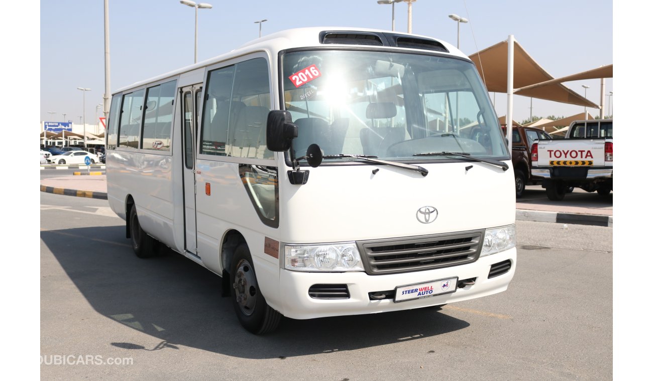 Toyota Coaster DIESEL 30 SEATER BUS WITH GCC SPECS