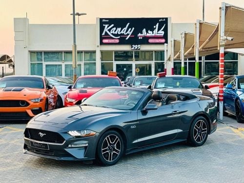 Ford Mustang GT Premium Convertible | Monthly AED 1680/- | 0% DP | Fog Lights | Paddle Shifters | # 18568