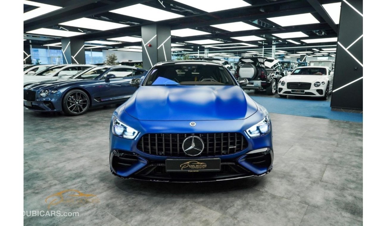 مرسيدس بنز AMG GT 53 2022 | BRAND NEW - ZERO KM | MERCEDES BENZ GT 53 AMG | 4MATIC + | MATTE BLUE