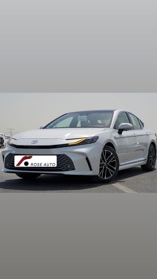 تويوتا كامري Toyota Camry / GCC / 0 km / Hybrid/ white / 2.5L