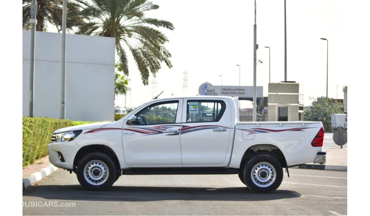 Toyota Hilux DOUBLE CAB PICKUP DLX-G 2.4L DIESEL 4WD MANUAL TRANSMISSION WITH REAR CAMERA