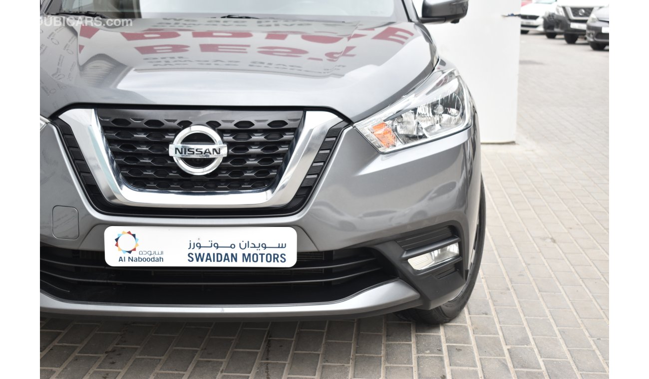 Nissan Kicks | AED 1230 PM | 0% DP | 1.6 SL 2018 FULL OPTION GCC DEALER WARRANTY