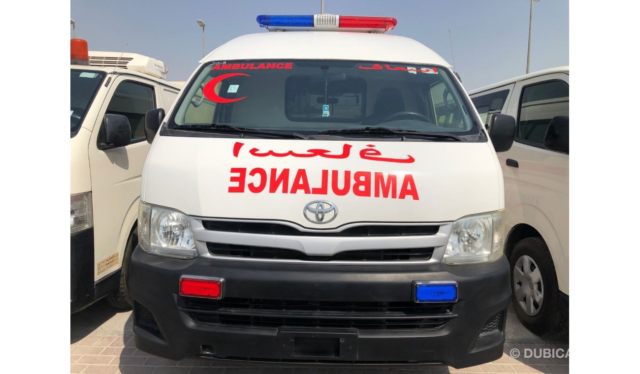 Toyota Hiace Toyota Hiace Highroof Ambulance,Model:2013. Excellent condition