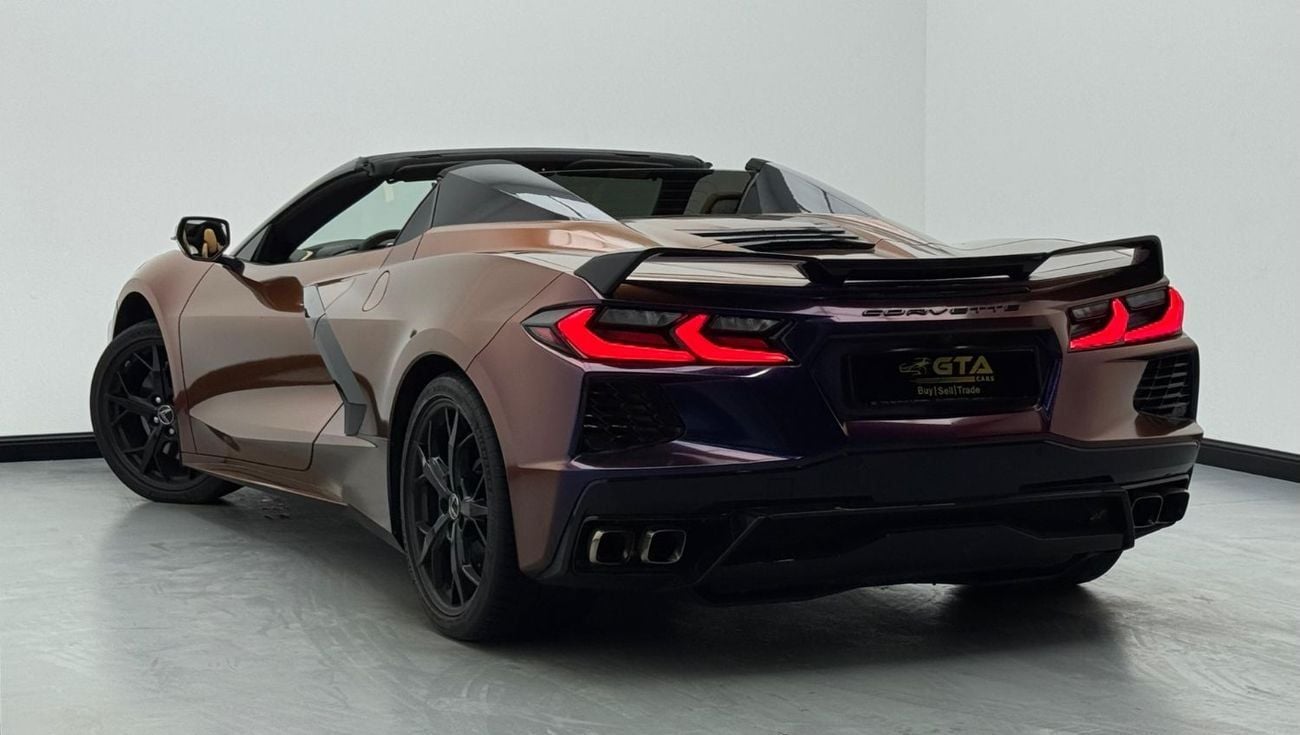 شيفروليه كورفت 2021 Chevrolet Corvette Stingray (C8) Z51 Convertible, Agency Warranty & Service Contract, Agency FS