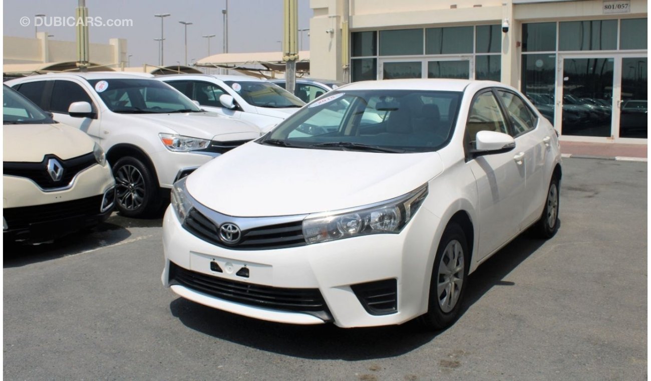 Toyota Corolla SE ACCIDENTS FREE - GCC - ENGINE 1600 CC - CAR IS IN PERFECT CONDITION INSIDE OUT