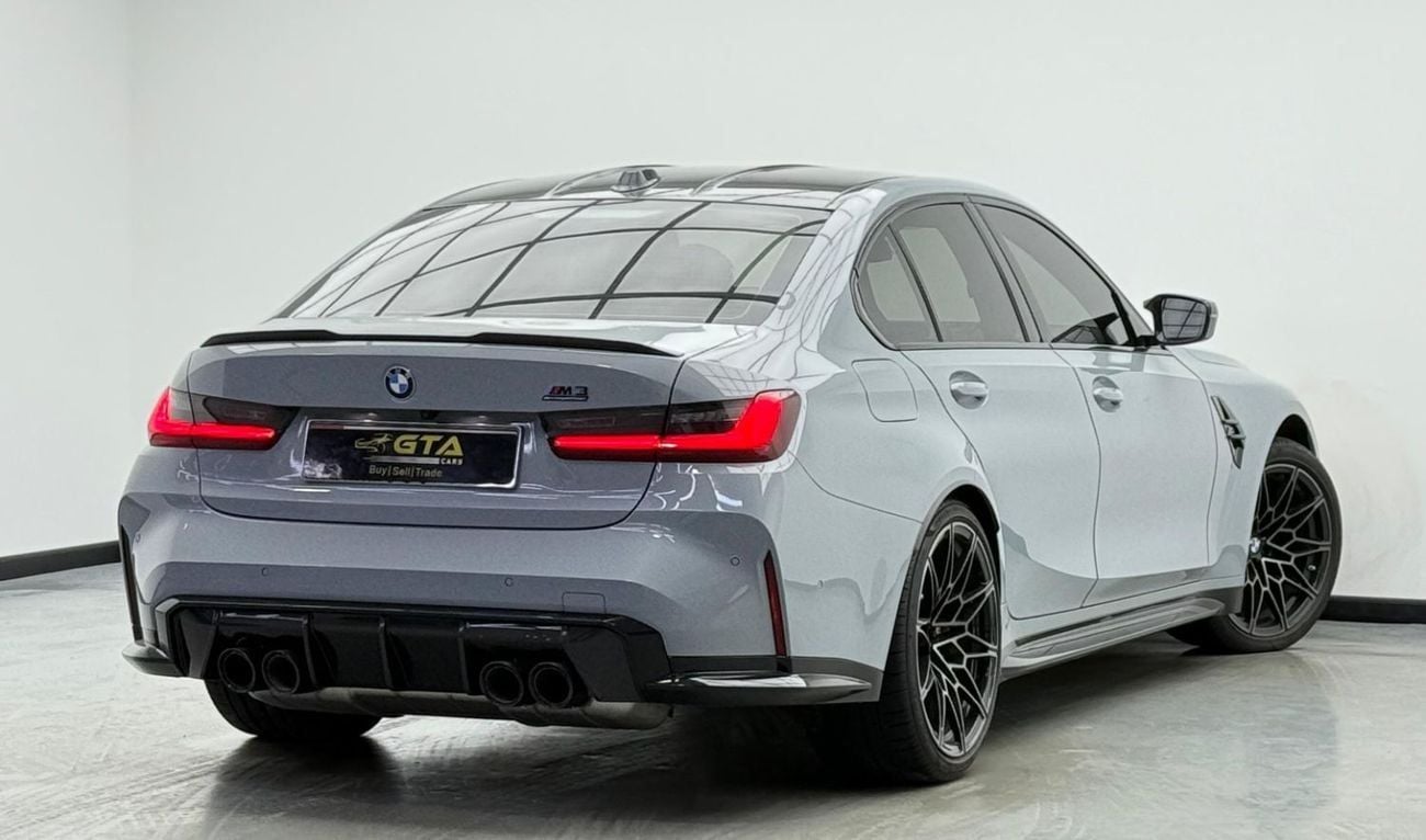 بي أم دبليو M3 2025 BMW M3 Competition, 2030 BMW Warranty + Service Pack, Full Service History, Low Km, GCC
