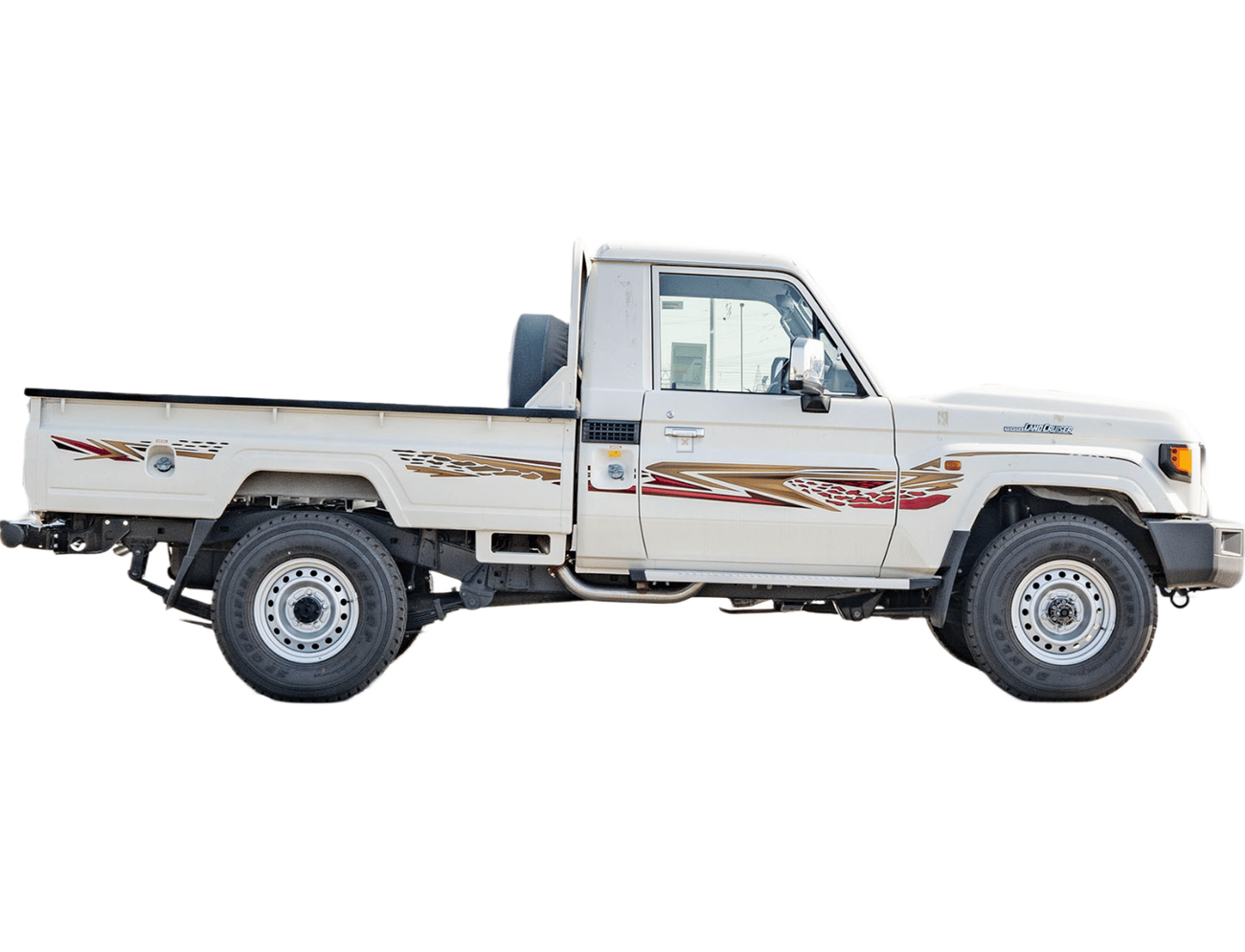 تويوتا لاند كروزر بيك آب ECTCGA002 – 2025 Toyota LC79 Single Cab Pick Up - 2.8L Diesel Auto - Mid - White with Beige Interior