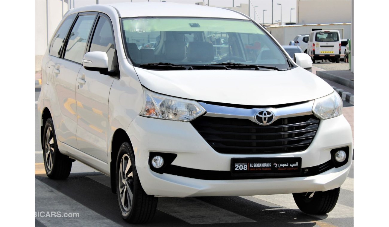 Toyota Avanza Toyota Avanza 2017 GCC in excellent condition without accidents, very clean from inside and outside