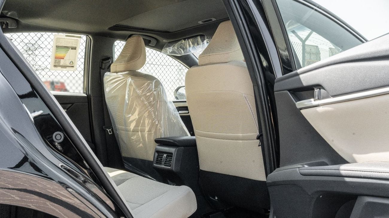 تويوتا كامري LE HEV 2026 Toyota Camry E-plus 2.5L AT Hybrid (Black-Beige)