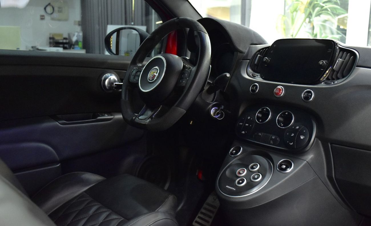 Abarth 695 EXCELLENT DEAL for our Abarth 695 Turismo Cabrio ( 2023 Model ) in Red Color GCC Specs