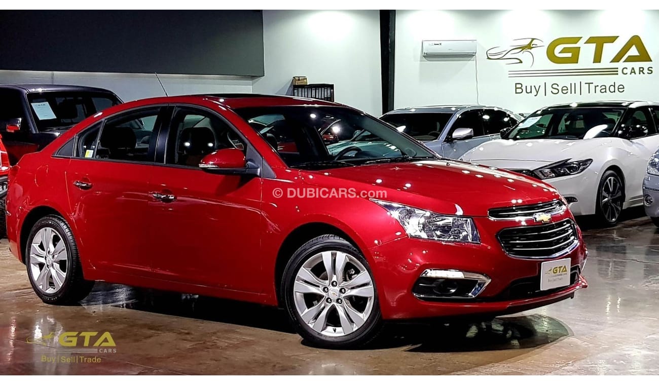 Chevrolet Cruze 2016 Chevrolet Cruze LT, Warranty, Full Service History, GCC, Low Kms