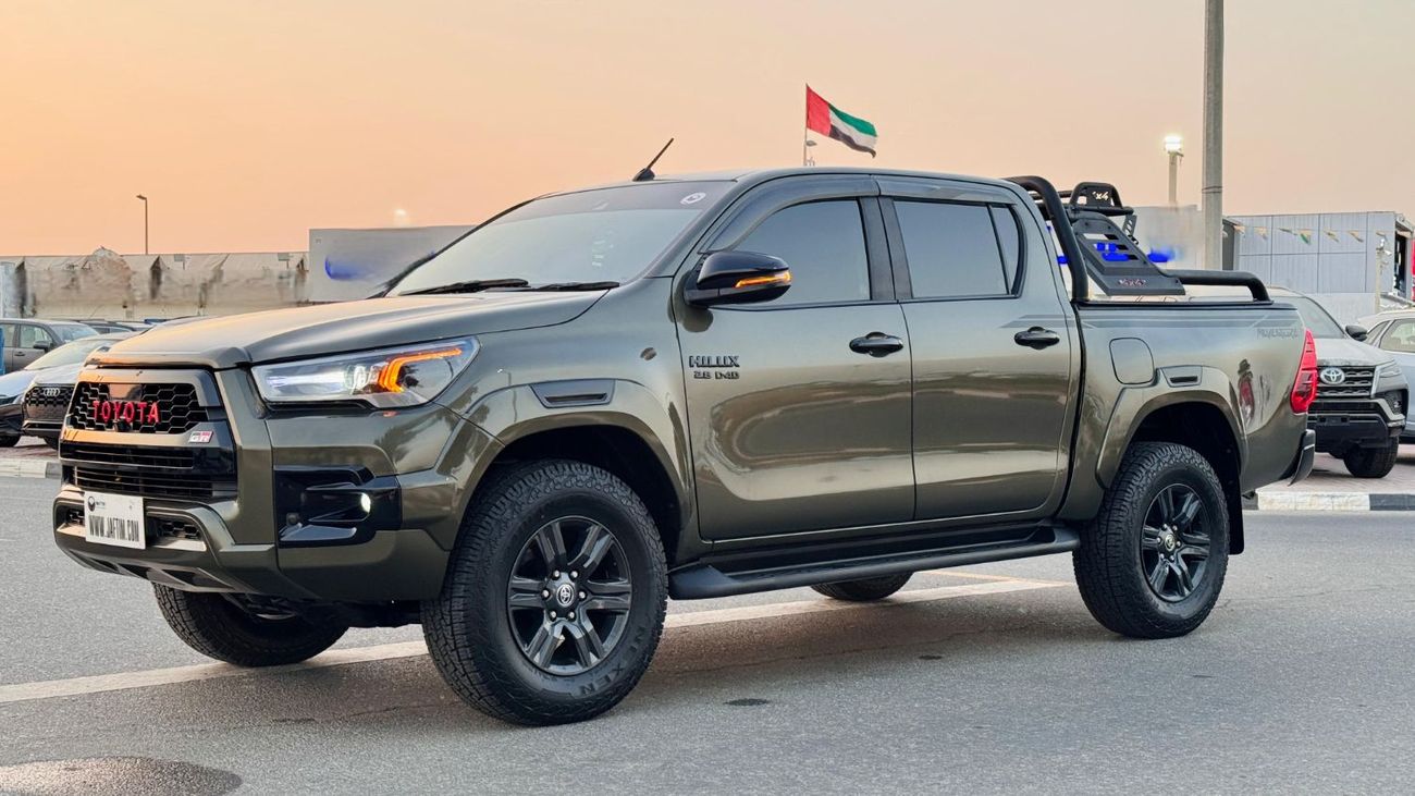 Toyota Hilux MODIFIED TO REVO GR-S | DOUBLE CABIN | RHD | AUTOMATIC | 2.8L DIESEL | LEATHER + 4x4 SPORTS BAR