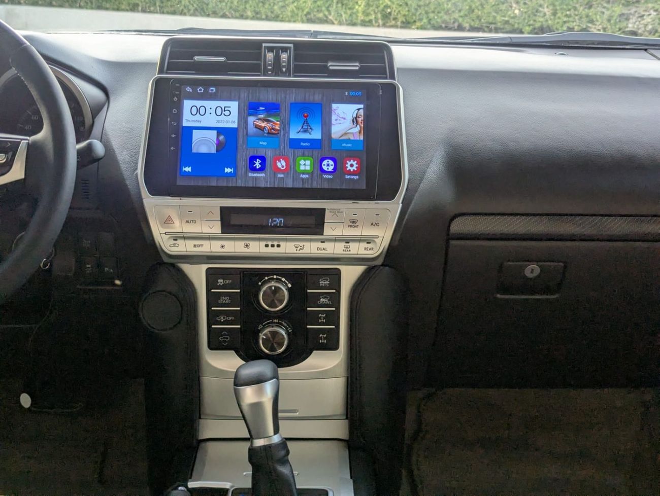 تويوتا برادو Toyota Prado 2011 facelifted to 2023 black colour