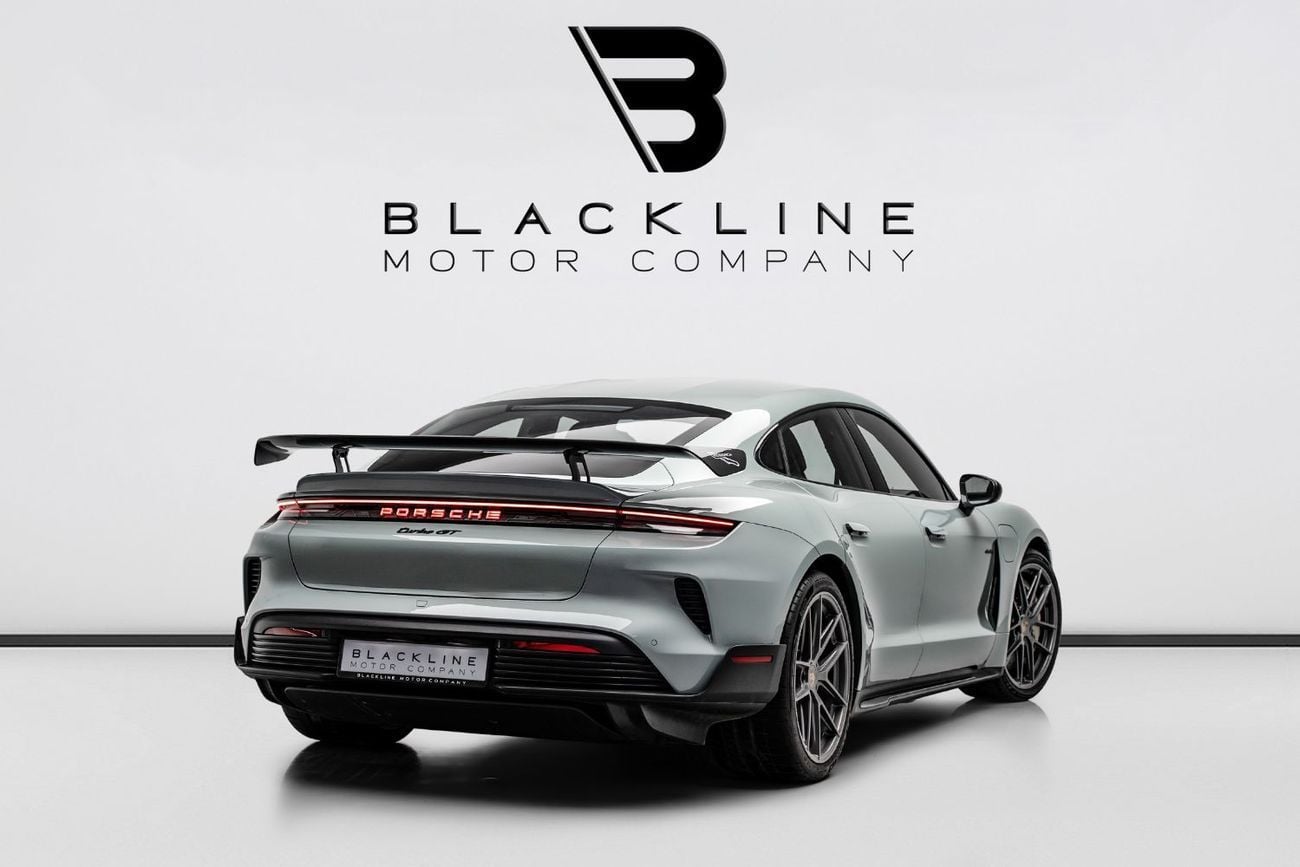 بورش تايكان 2025 Porsche Taycan Turbo GT, 2027 Porsche Warranty, Full Weissach Package, Very Low KMs, GCC