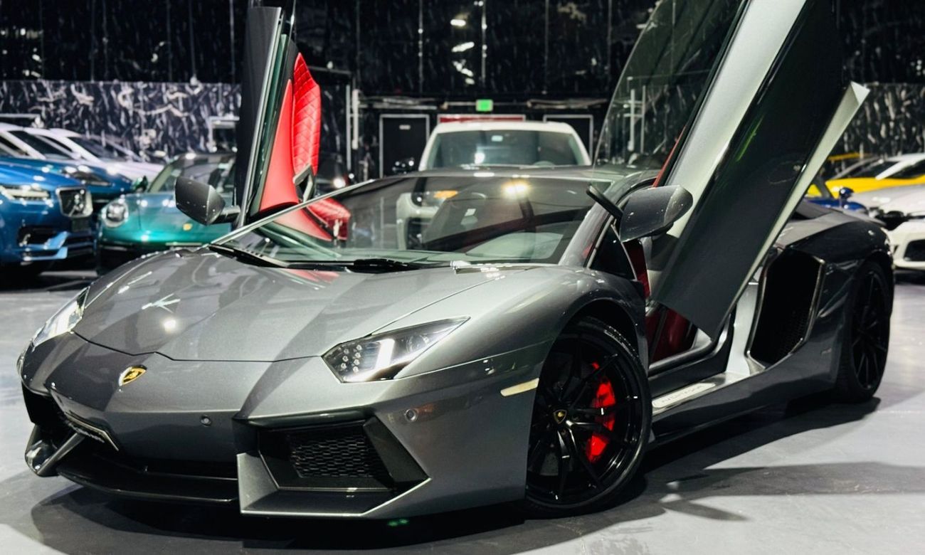 Lamborghini Aventador 6.5L V12 2015 Lamborghini Aventador LP700-4, Full Lamborghini Service History, Very Low Kms, GCC